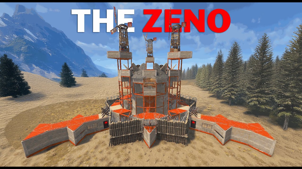 База Zeno-2025 META Rust Solo/Duo &mdash; Бункеры &mdash; Щитовая стена
