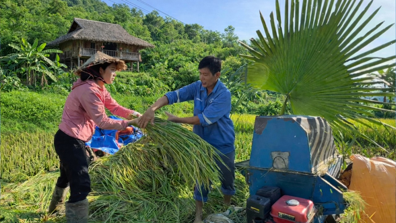 A poor single mother unexpectedly receives help from a kind man to earn extra income.