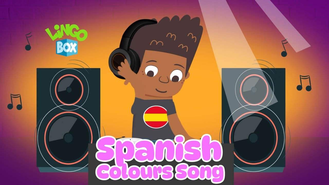 Spanish Colours Song for Kids/Spanish Color Song for Kids/Aprende los colores en espa&ntilde;ol! Updated!