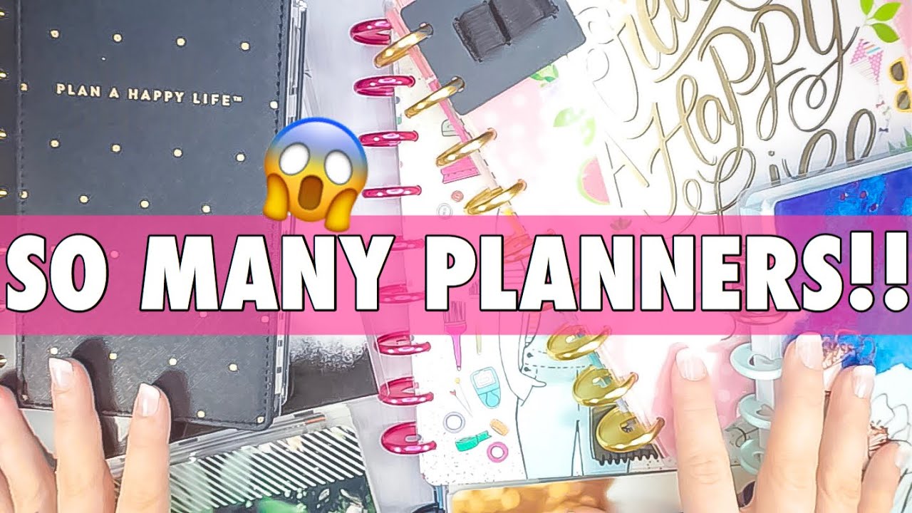 TIPS FOR USING MULTIPLE PLANNERS | WHY I USE 8 HAPPY PLANNERS