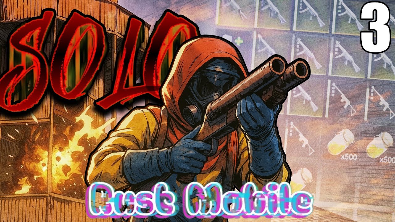 Rust Mobile | Nos dejan la puerta abierta y los Raideamos Solo Player #3