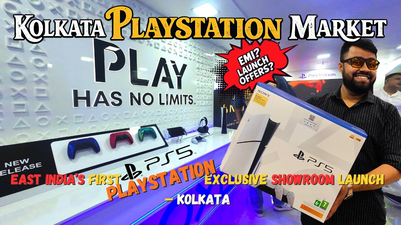 Kolkata’s First Exclusive PS5 Store 🎮 || Kolkata Chandni Chowk Gaming Market || Playstation Market