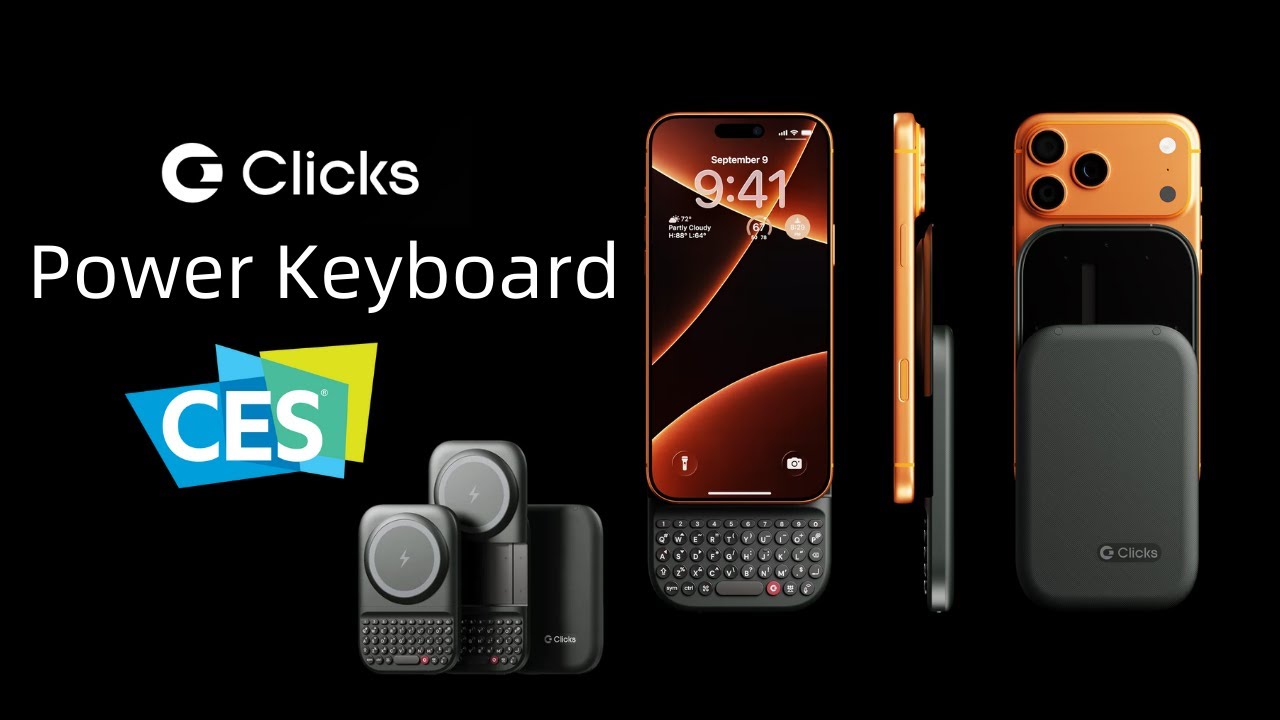 Clicks Power Keyboard: Universal Physical Keyboard for Any Phone