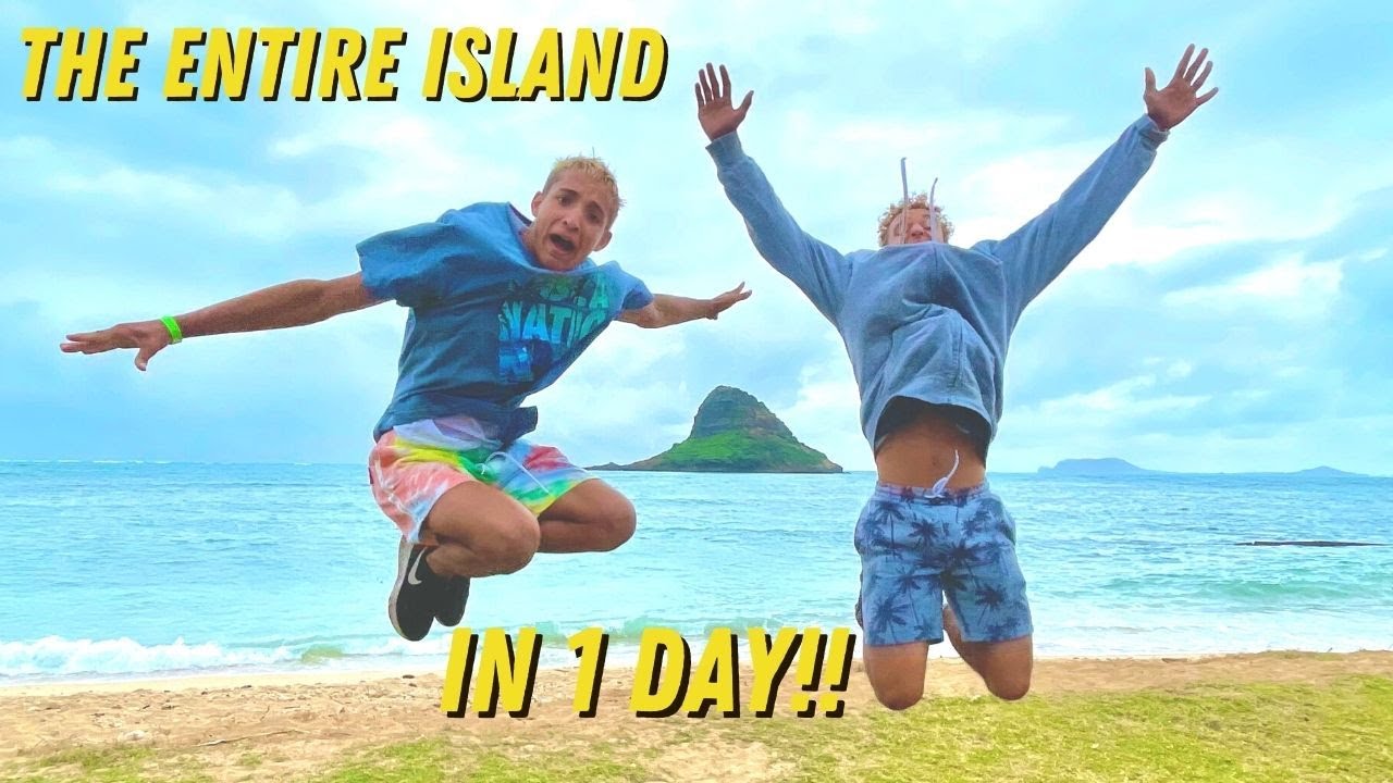 We EXPLORED the ENTIRE ISLAND in 1 DAY!!