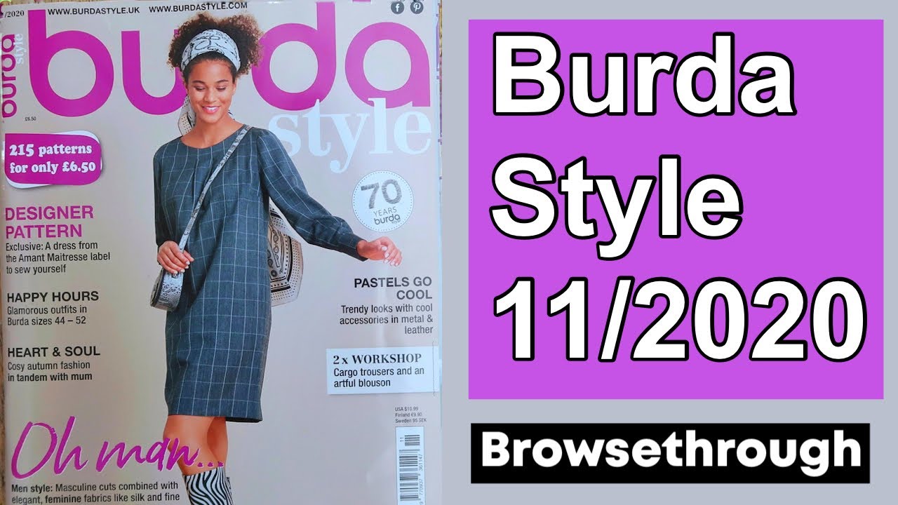 Burda Style 11/2020 Sewing Magazine | Browse through & Sewing Plans