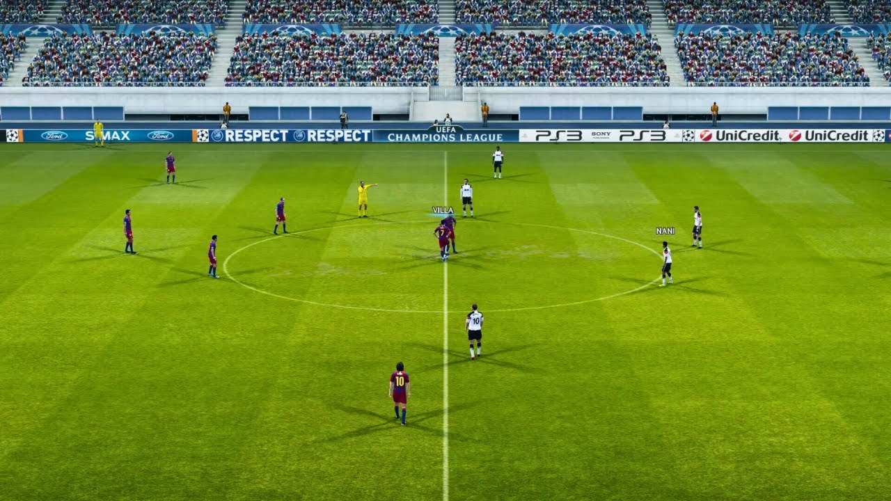 PES 2011 (PC) - Barcelona vs Manchester United | UEFA Champions League