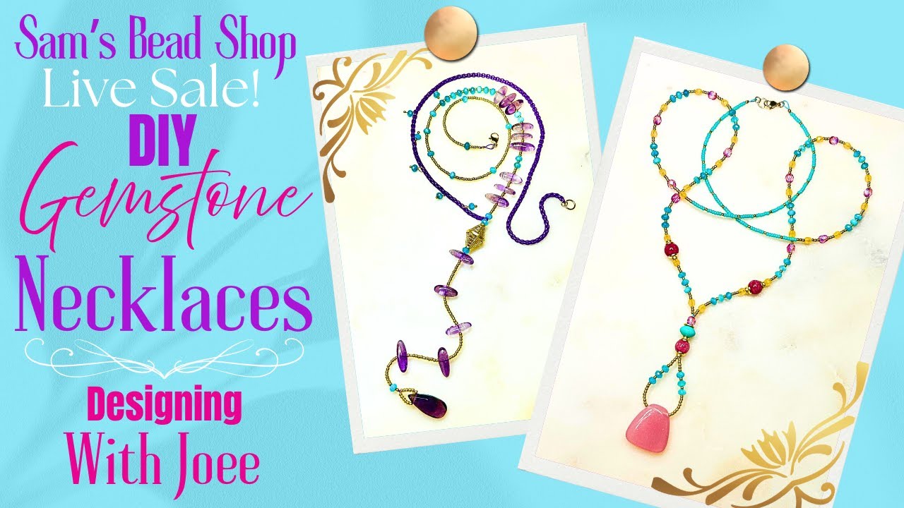 Ожерелья из драгоценных камней своими руками | Прямая трансляция распродажи в магазине Sam's Bead...