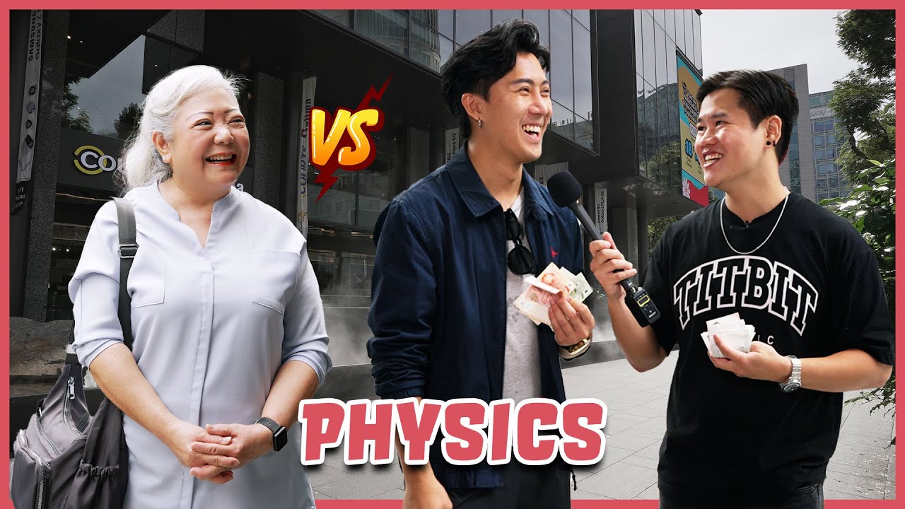 We Tested Singaporeans on PHYSICS with a $205 Reward! | Juniors vs. Seniors