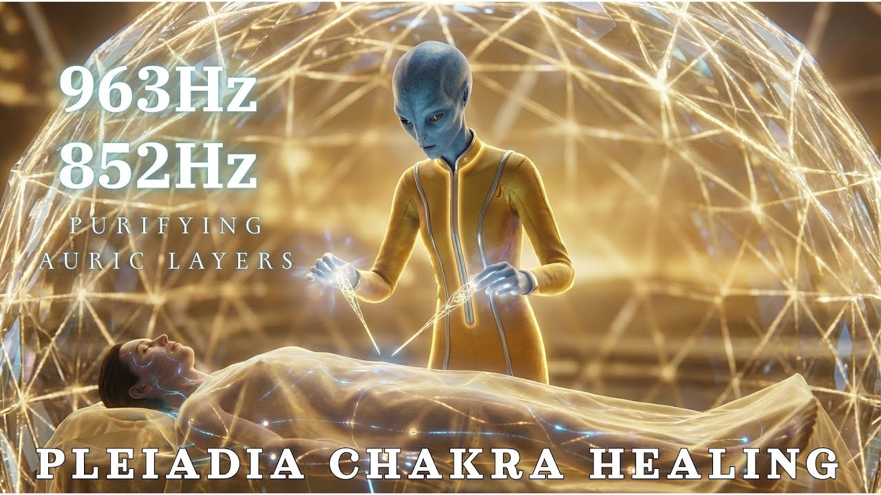PLEIADIA CHAKRA HEALING (Vocal Brainwaves) | 963Hz + 852Hz Deep Aura Cleansing & Energy Shield