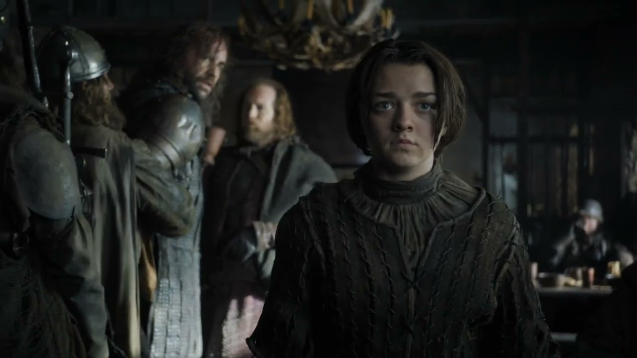 Game of Thrones S3E2 - Arya Stark tries to sneak out of The Max
