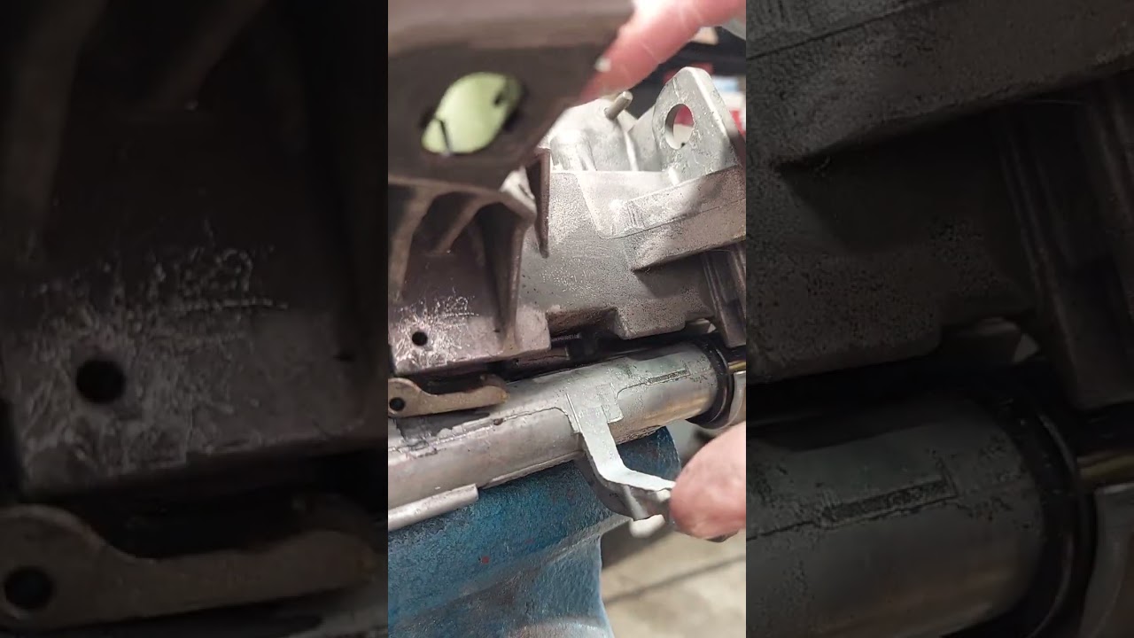 1992-1997 Ford F150 Ignition switch rod replacement adjoining pieces detailed replacement.