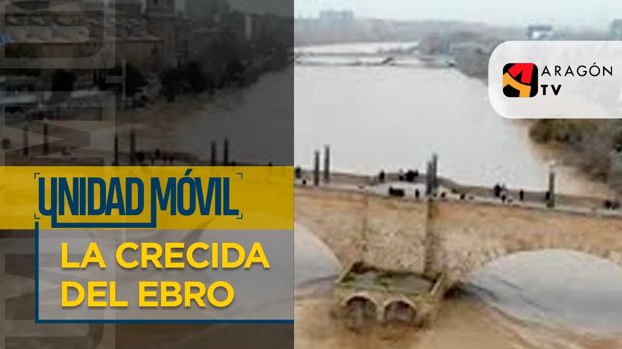 La crecida del Ebro a su paso por Zaragoza capital | CUANDO EL RÍO CRECE
