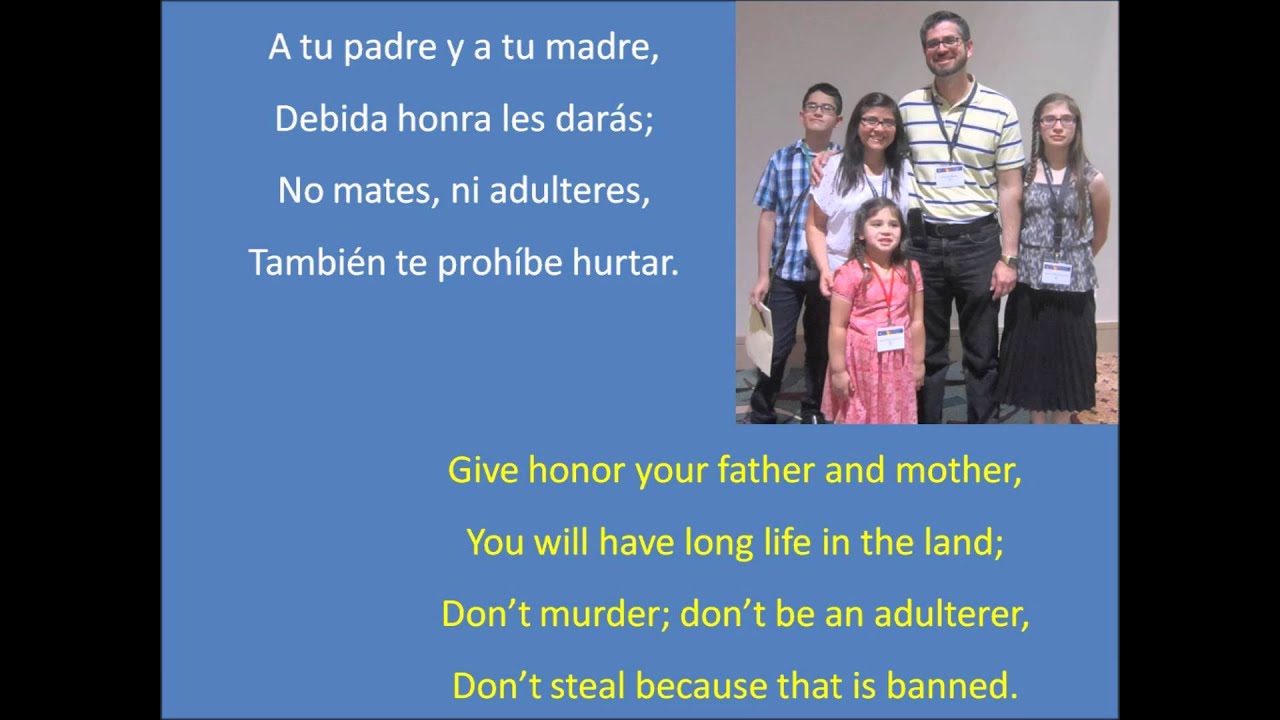 (170 Himnario) Los Diez Mandamientos