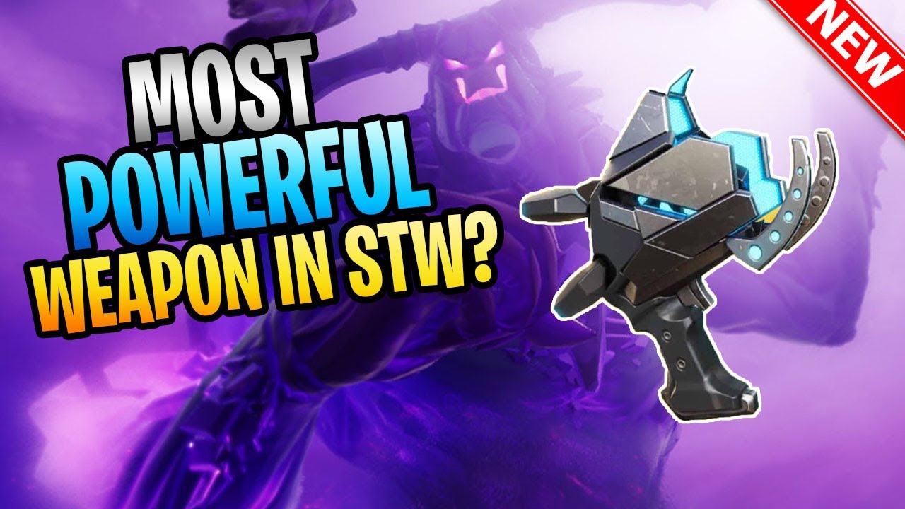 The NEW Most Powerful Weapon In Save The World?!?! Alien Launcher Plasmatic Discharger Gameplay