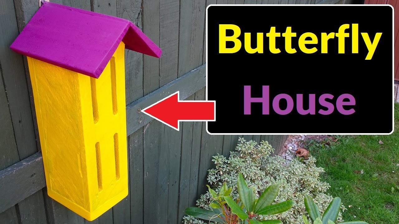 How to Make a Butterfly House (DIY Scrap Wood Garden Project)