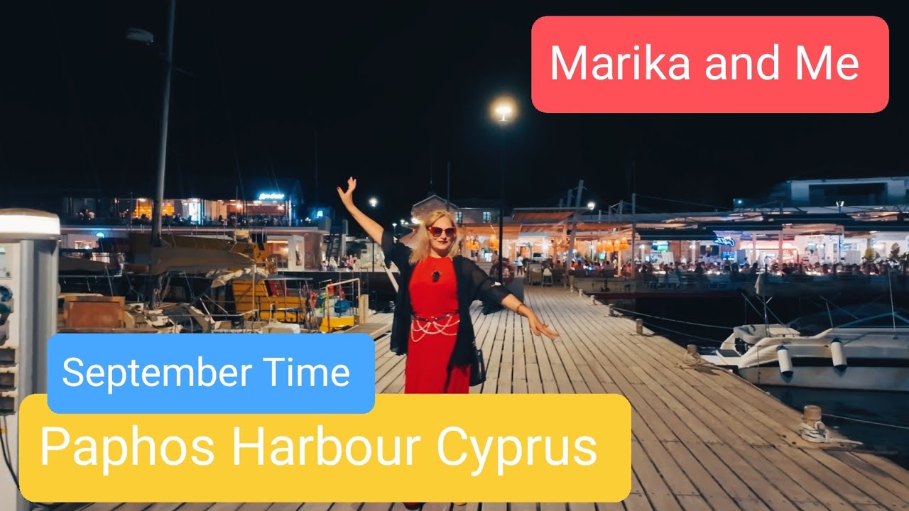Paphos Harbour September Evening