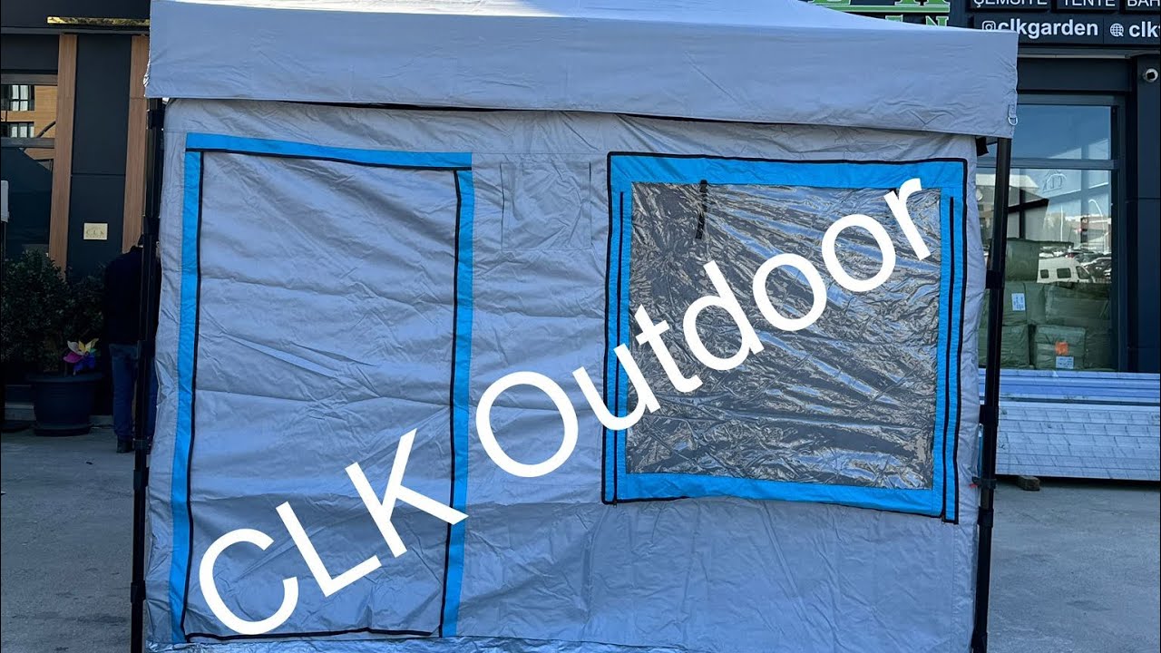 CLK Yeni Model 3x3 Gazebo Katlanır Portatif Kamo Çadırı Tanıtımı