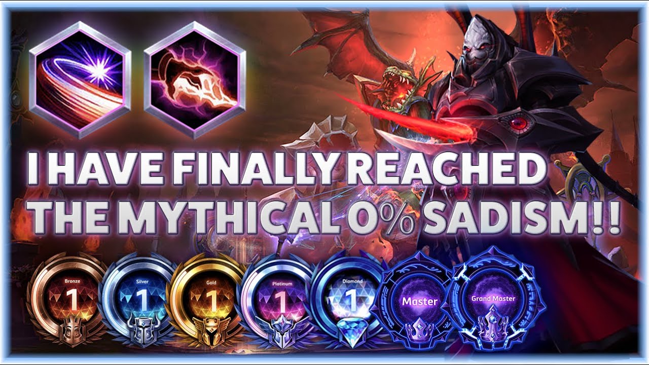 Alarak Counterstrike - I HAVE FINALLY REACHED THE MYTHICAL 0% SADISM!! - Bronze to Grandmaster Seaso