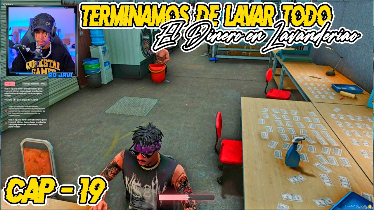 RDJavi: Terminamos de Lavar Todo el Dinero en Lavanderia