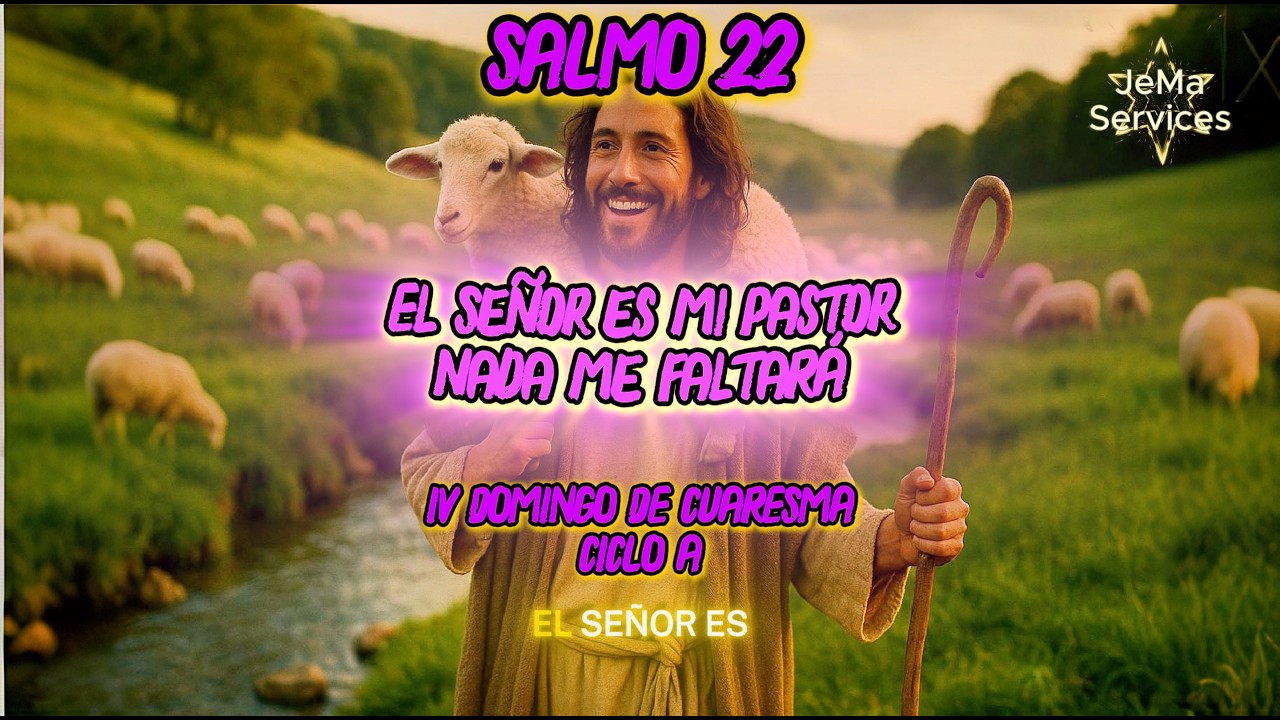 SALMO GREGORIANO 22 El Señor es mi pastor nada me faltará IV DOMINGO DE CUARESMA CICLO A Lecc Latin