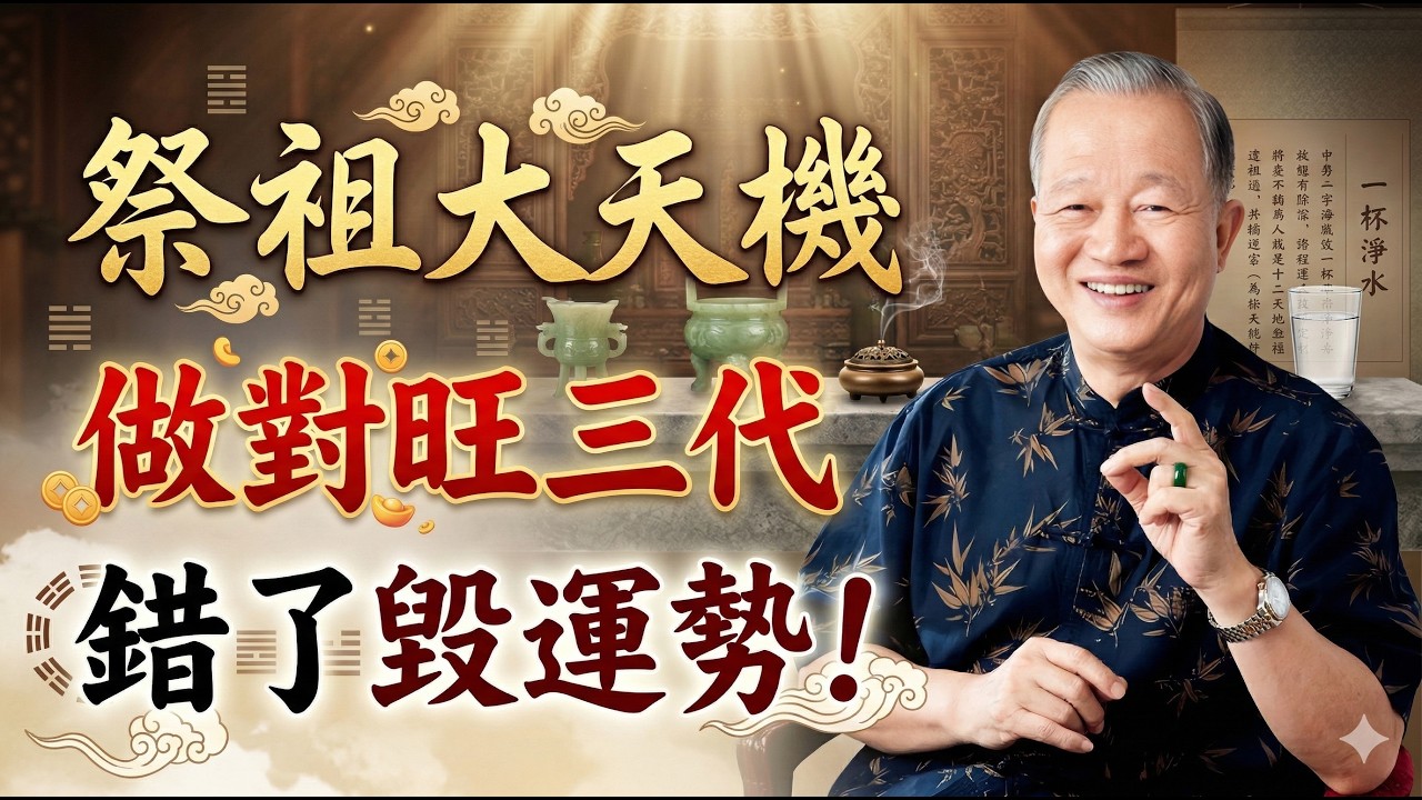 2026火馬年清明祭祖大忌！曾仕强：千萬別做這件事，帶對一物福澤綿長。#曾仕强 #易经智慧 #清明節 #祭祖 #風水 #改運 #2026運勢