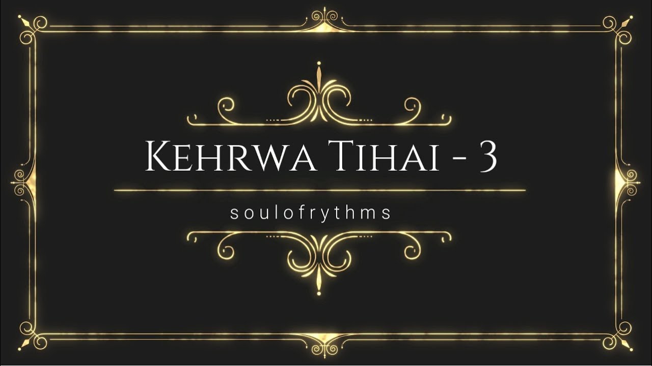 Kehrwa Tihai - 3/4; For Notes goto Description. #tabla #learntabla #learntablaonline