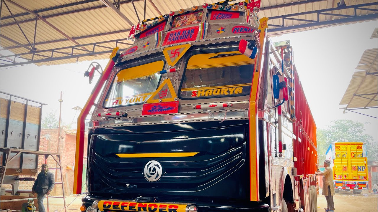 Ashok Leyland black dashboard may  Gadi ko Cha Chand Lage huye Hai 🚚🚚