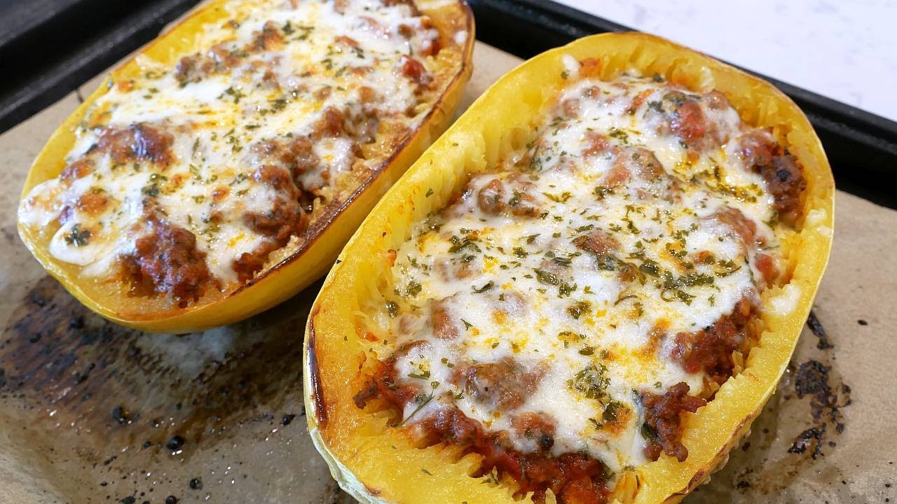 Новый способ приготовления спагетти | Низкоуглеводный &mdash; подходит для диабетиков | Спагетти из тыквы