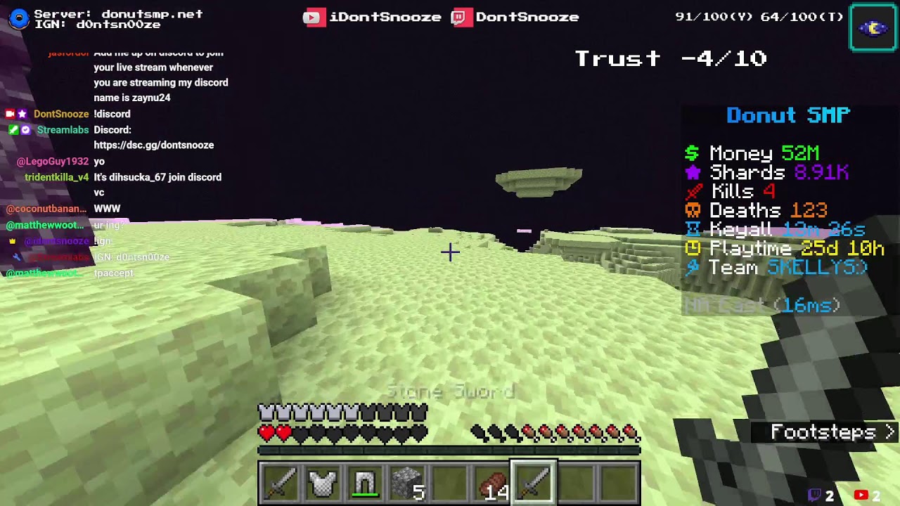 Minecraft Speed Running Training | Donut SMP | Just Chillin