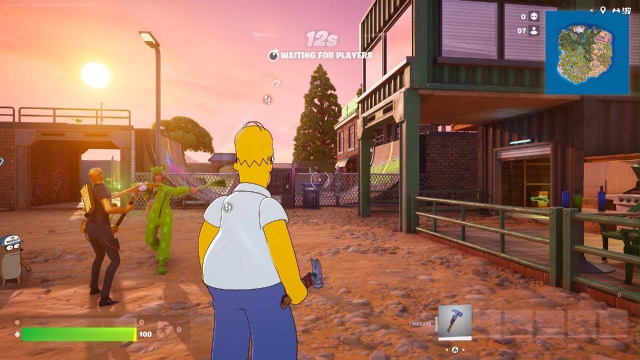 Playing a few games.