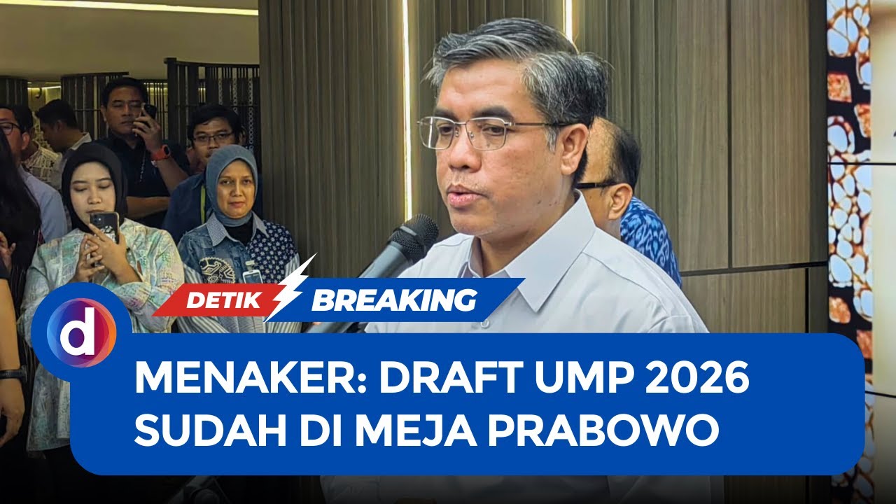 Menaker: Draft UMP 2026 Sudah di Meja Prabowo dan Tinggal Diteken