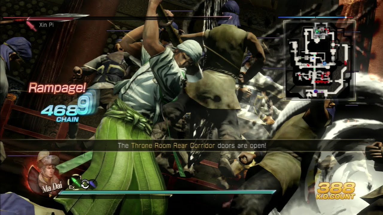 Dynasty Warriors 8 Ma Dai Gameplay with DLC Costume Invasion of Luoyang