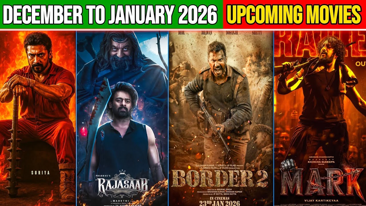 Top 15 Biggest Indian Movies December 2025 &ndash; January 2026 | Bollywood + South Blockbusters