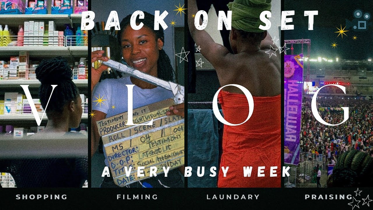 A Busy Week in My Life as a Lagos-Based Actor | On Set, Hallelujah Festival & More