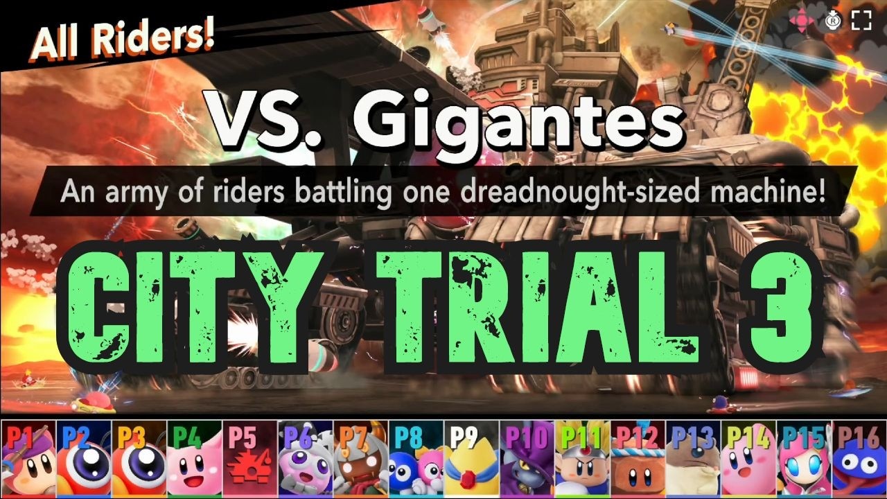 City Trial 3 | Encountering Gigantes for the First Time - Kirby Air Riders