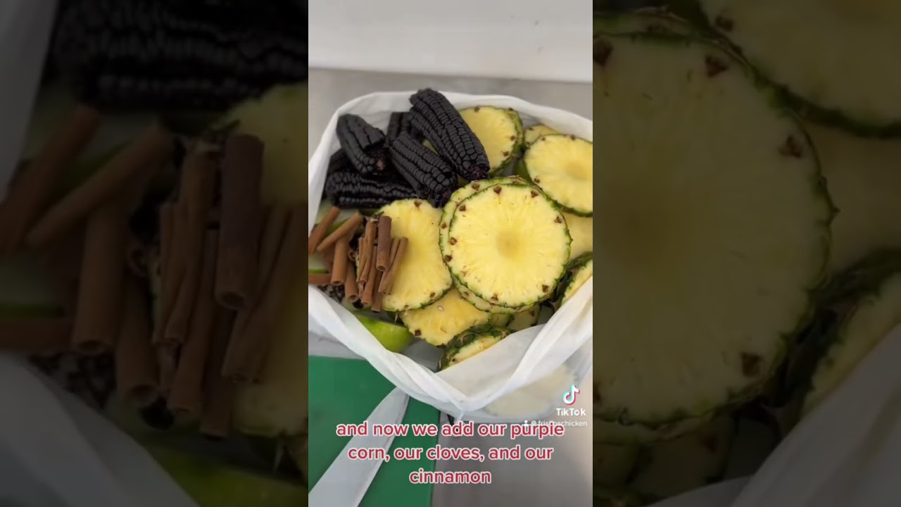 🥤This is the process of how we make our Chicha Morada! Pretty cool huh?😎