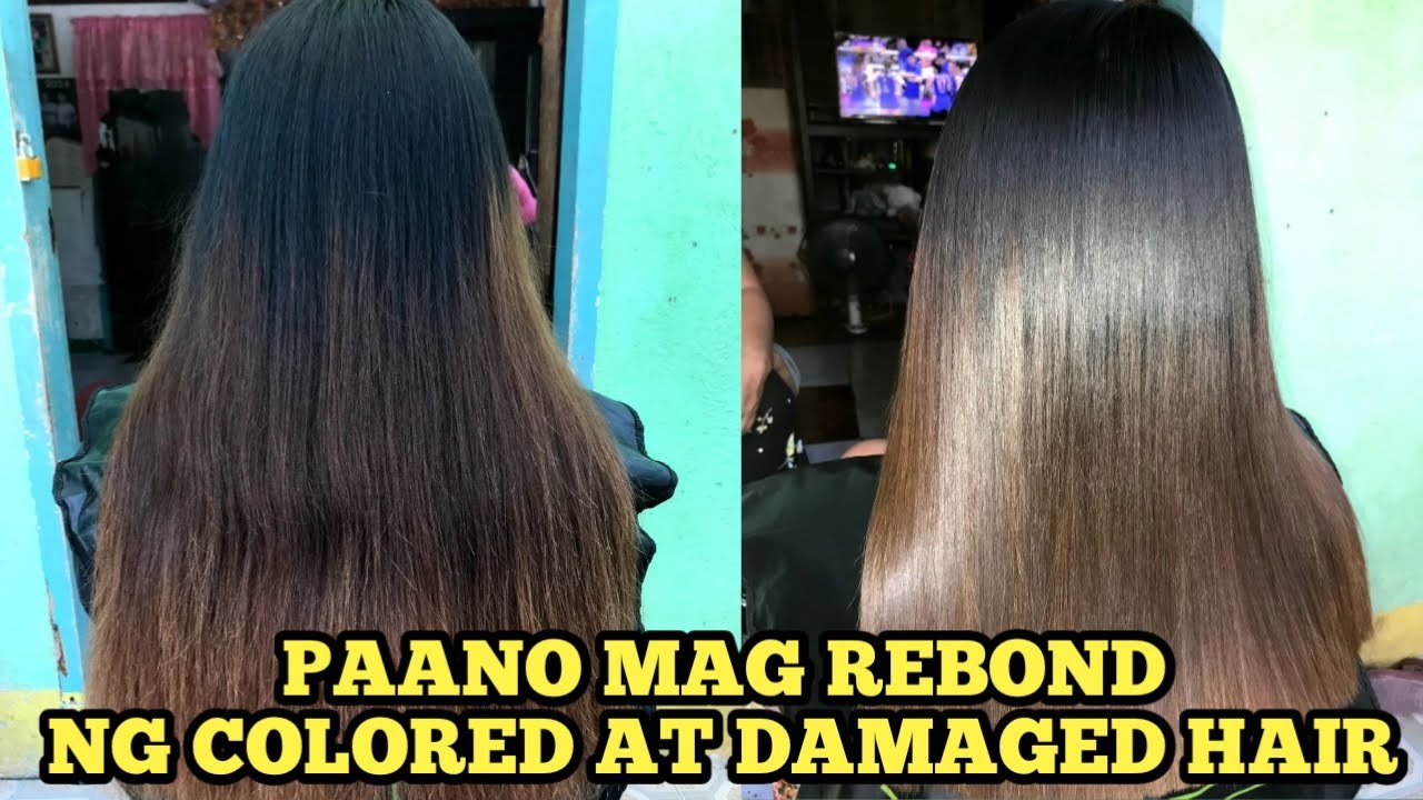 PAANO MAG REBOND NG COLORED AT DAMAGED HAIR | JM Arnoza