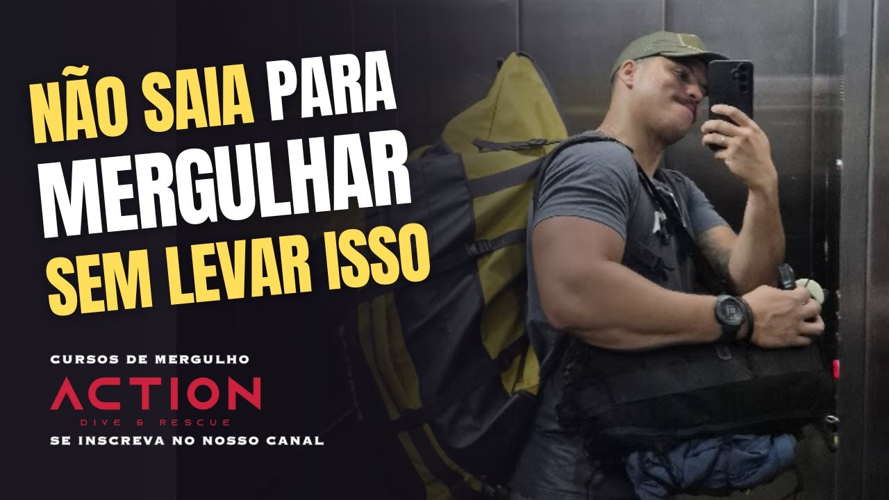 Mochila de mergulho: itens que ajudam no conforto, segurança e organização