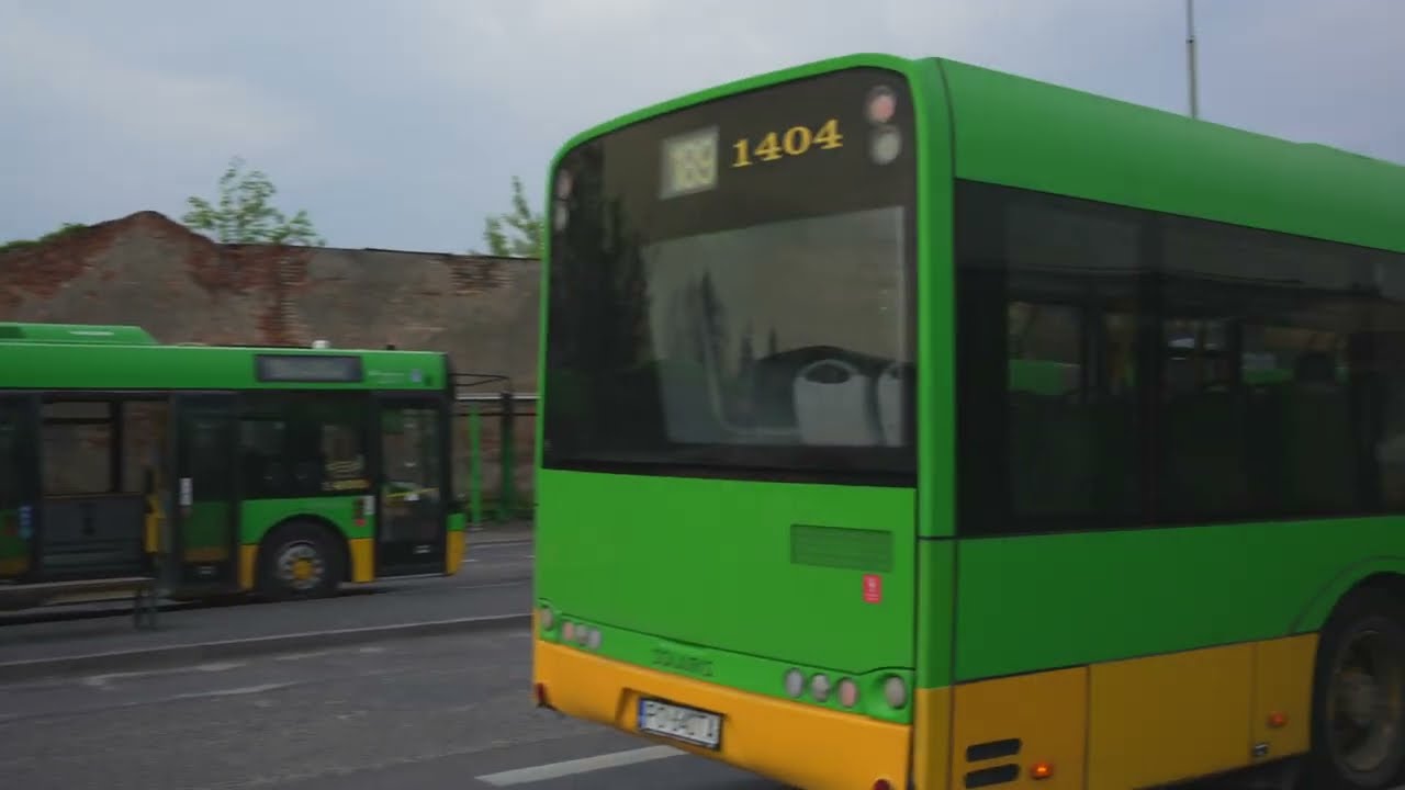 Poland, Poznan, bus 189 ride from arołęka PKM to Starołęka