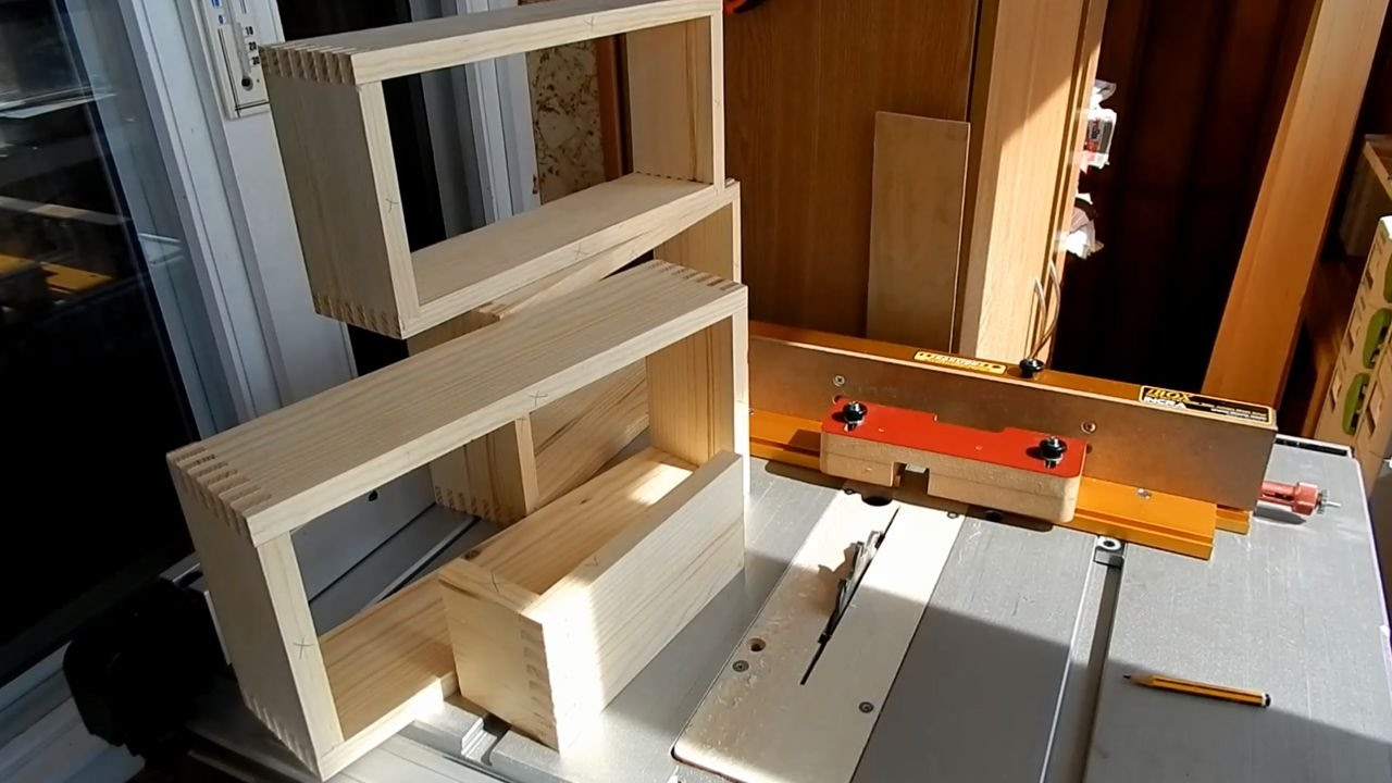 Деревянные ящики и шипорезка Incra iBox