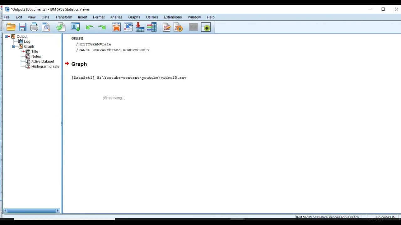 how to do Mann Whitney U test in Spss #analysis