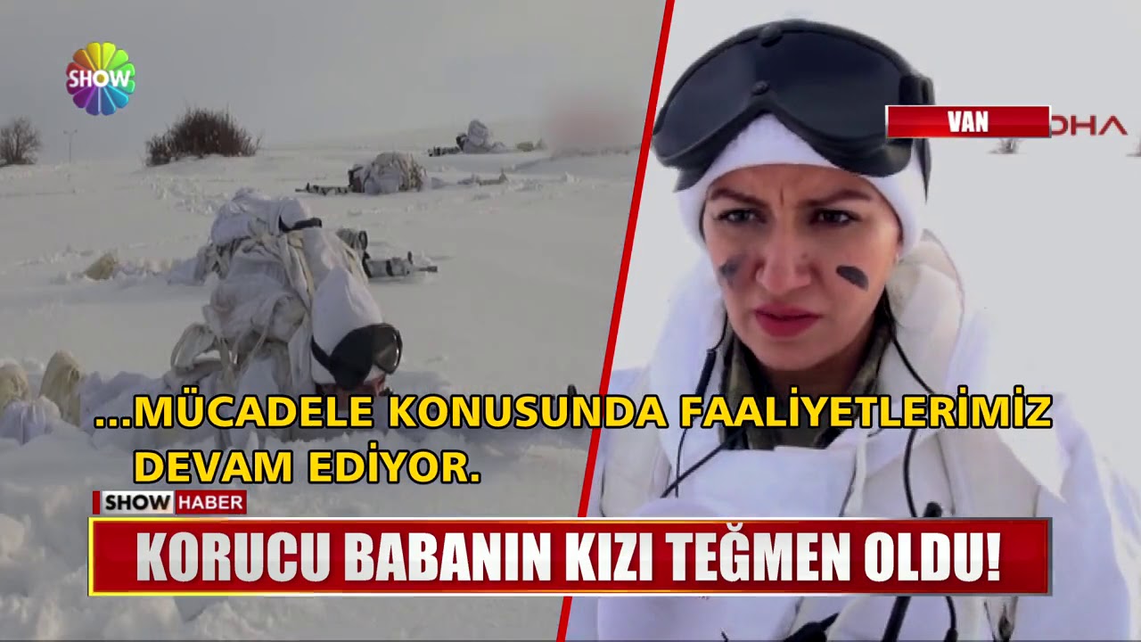 Korucu babanın kızı Teğmen oldu!