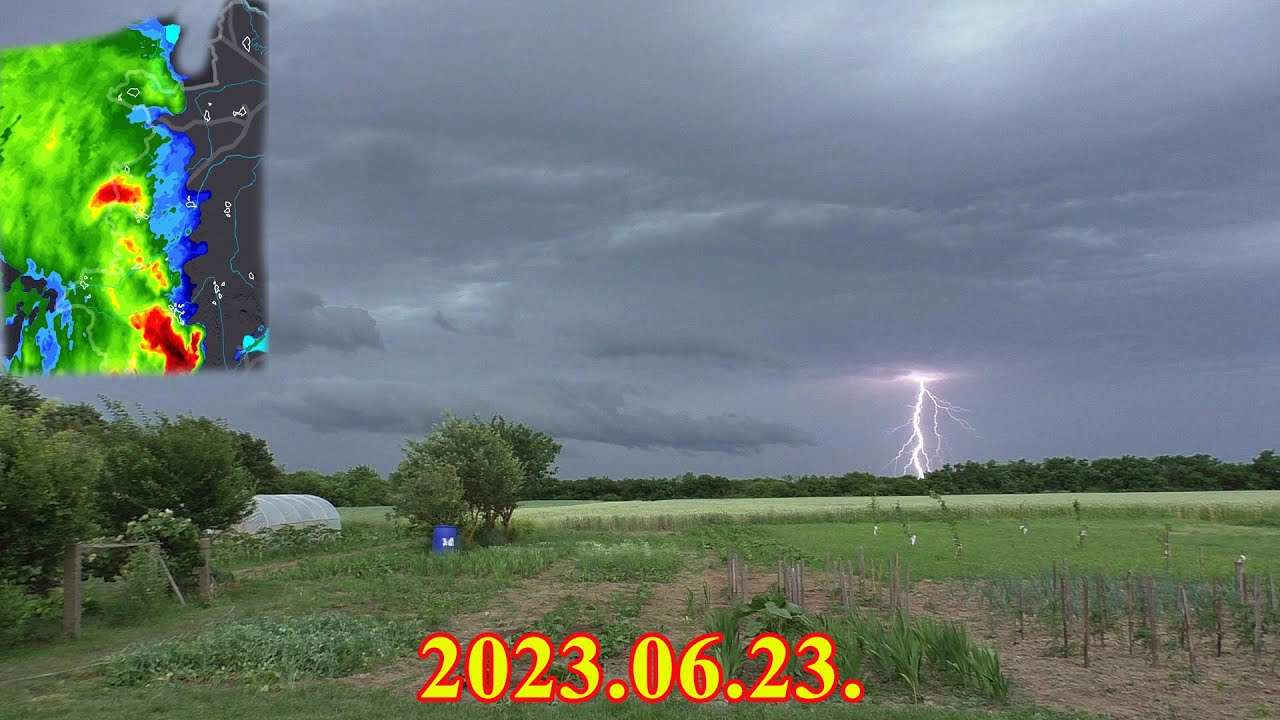 │2023.06.23.│⛈️Hidegfront, zivatar⚡️ / ⛈️Cold front, Thunderstorm⚡️│🇭🇺