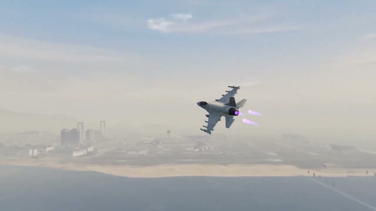 Irani fight just helicopter attack on Israel City only game GTA 5 