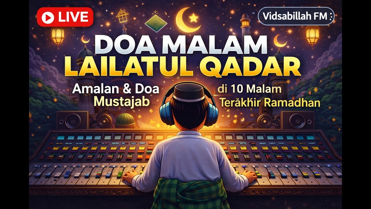 “LIVE DOA MALAM LAILATUL QADAR 🌙 | Amalan & Doa Mustajab di 10 Malam Terakhir Ramadhan”