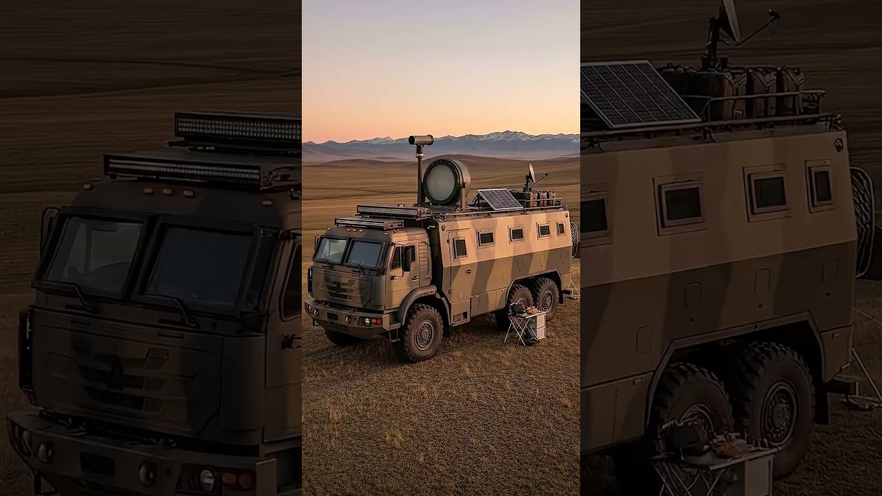 Abandoned 6x6 Military Truck Becomes Doomsday Ready Camper #overlanding #campervan #diy