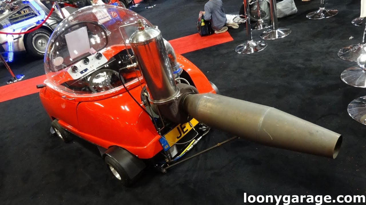 Jet Engine Peel Trident with Afterburner