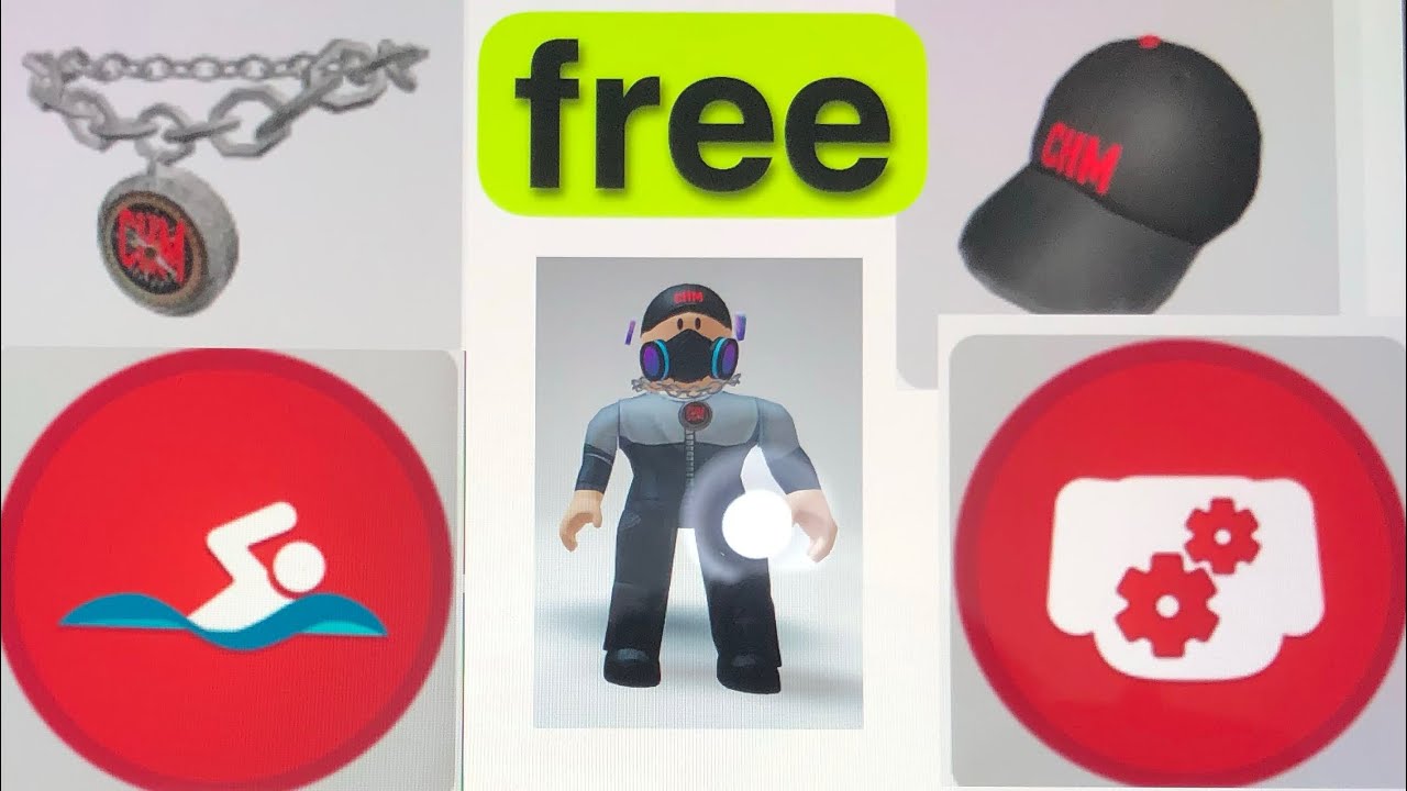 How to get chm logo baseball cap and chm compass necklace (tech quest) adopt me live event get ready