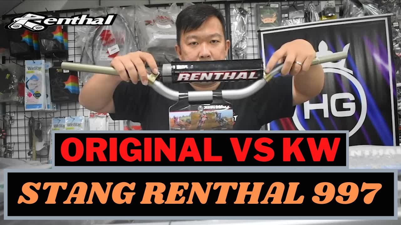 Perbedaan Stang / Setang Renthal Original vs Stang / Setang Renthal Palsu atau KW 1 #RENTHAL