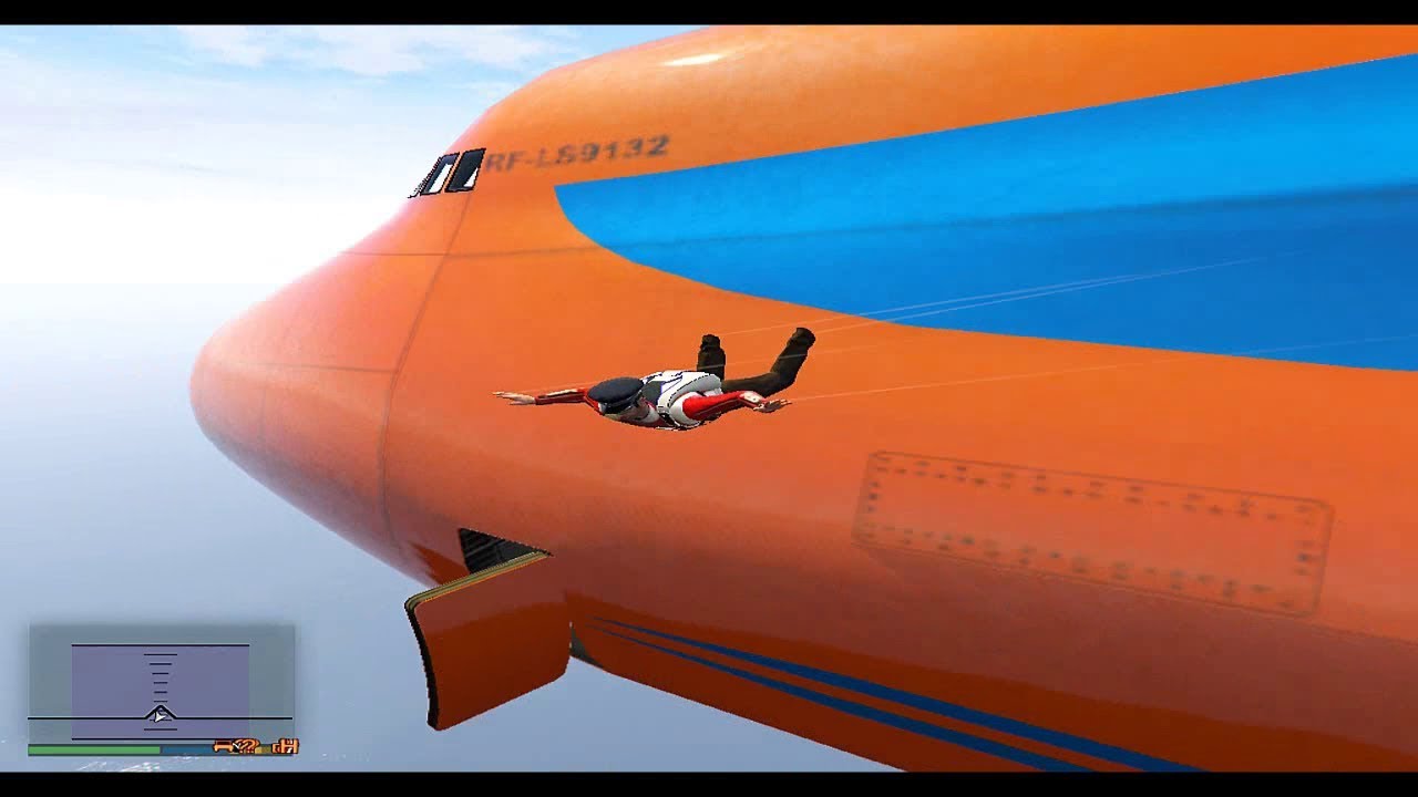 Blue Whale Game suicide. GTA 5 cargo plane